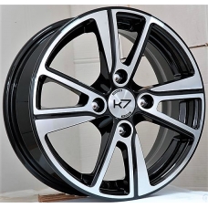 Vector K27 5.5x14 PCD 4x100 ET 38 Dia 67.1 Черный с полировкой