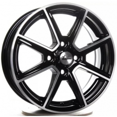 Vector K101 5.5x14 PCD 4x100 ET 38 Dia 67.1 Черный с полировкой