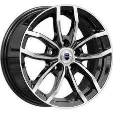 КиК Фрост 6.5x15 PCD 5x110 ET 35 Dia 65.1 Черный с полировкой